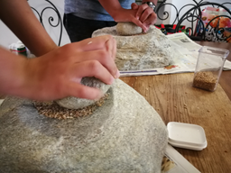 Fabrication de pain antique