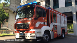 Visite de la caserne des sapeurs-pompiers professionnels