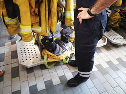 Visite de la caserne des sapeurs-pompiers professionnels