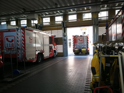 Visite de la caserne des sapeurs-pompiers professionnels