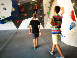 Escalade sur bloc