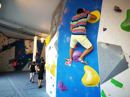 Escalade sur bloc