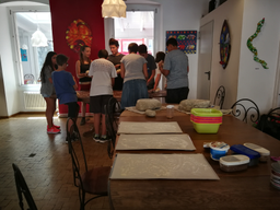 Fabrication de pain antique