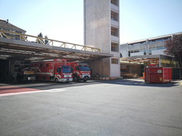 Visite de la caserne des sapeurs-pompiers professionnels