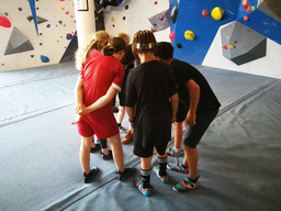 Escalade sur bloc