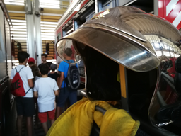 Visite de la caserne des sapeurs-pompiers professionnels 2021