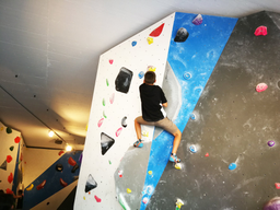 Escalade sur bloc