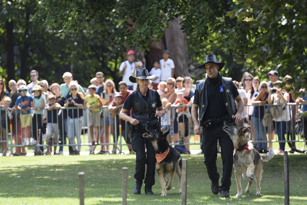 Présentation de la brigade de chiens de police cantonale de Genève 2020