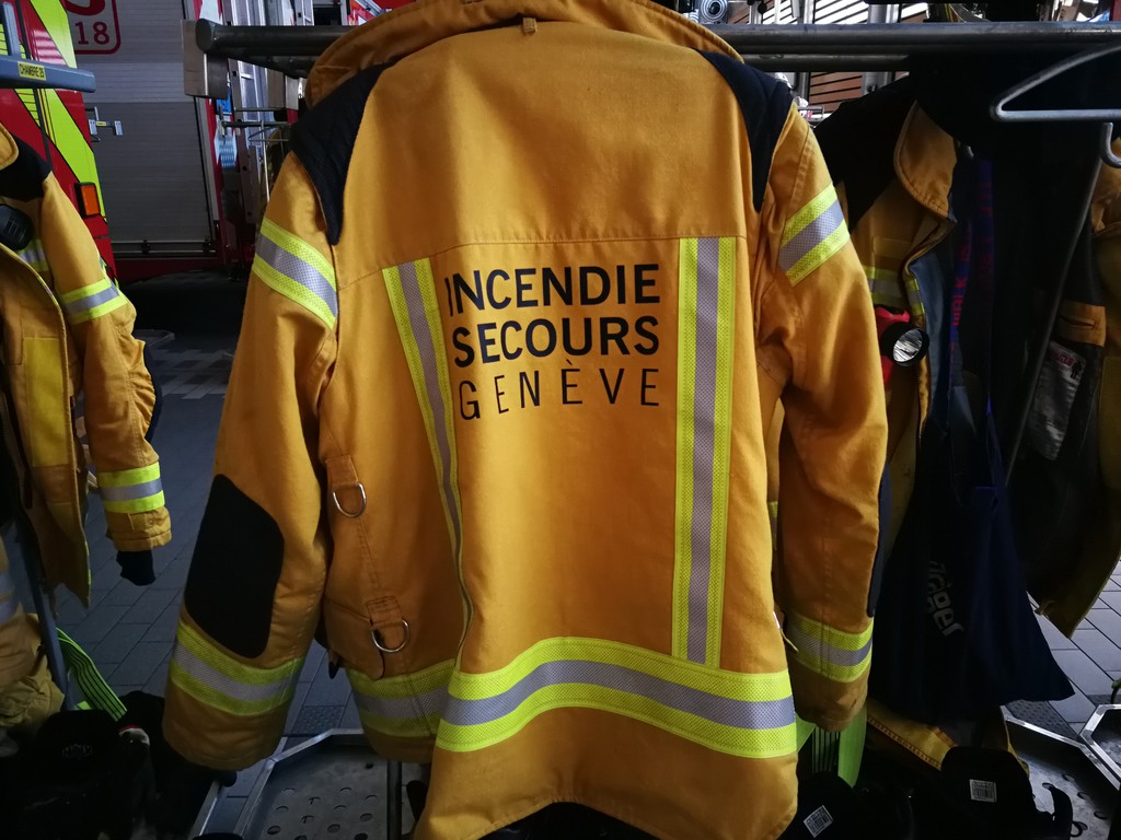 Visite de la caserne des sapeurs-pompiers professionnels